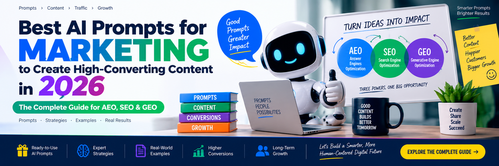 Best AI Prompts for Marketing to Create High-Converting Content in 2026