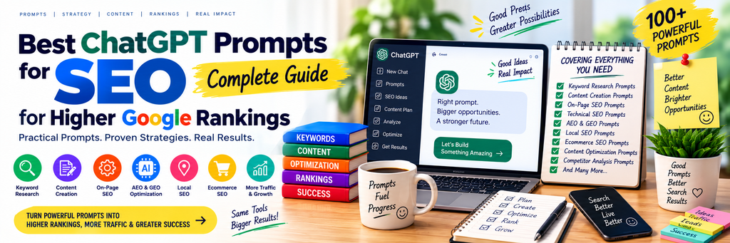 100+ChatGPT Prompts for SEO