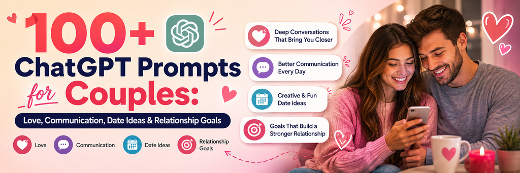 100+ ChatGPT Prompts for Couples: Love