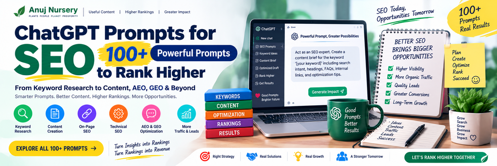 ChatGPT Prompts for SEO