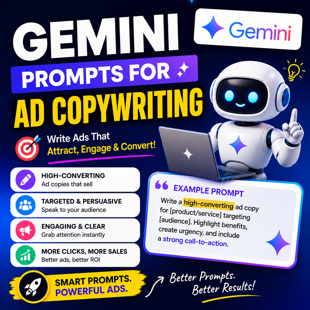 Gemini prompts for ad copywriting