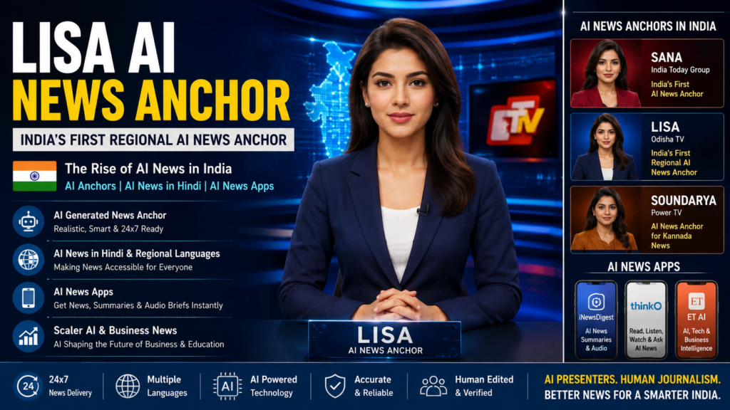 Lisa AI news anchor