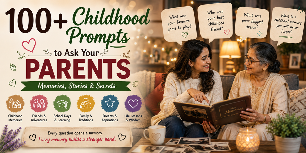 100+ Childhood Prompts for Parents