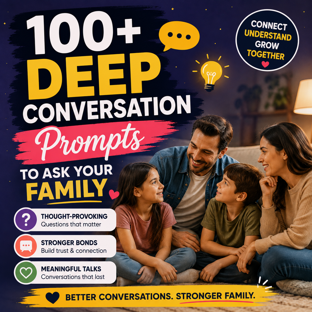 100+ Deep Conversation Prompts to Ask Your Family 