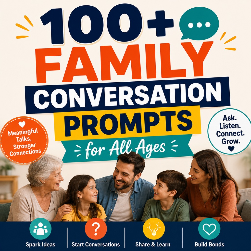 100+ Family Conversation Prompts for All Ages