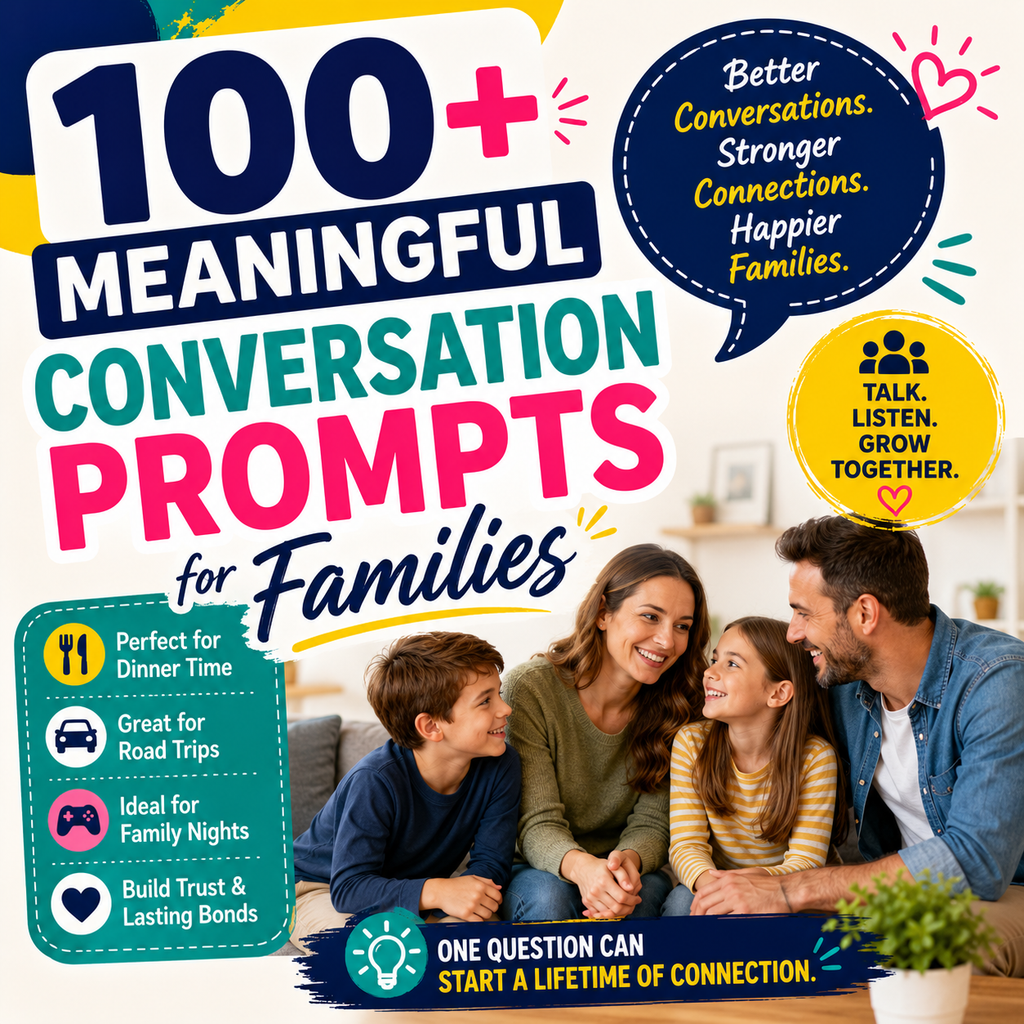 100+ Meaningful Conversation Prompts for Families