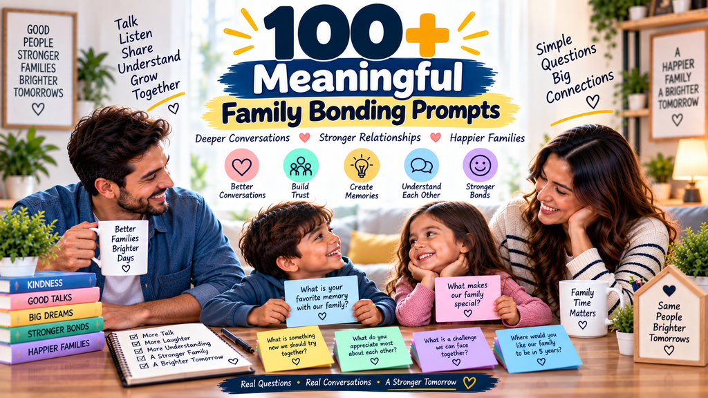 100+ Family Bonding Prompts