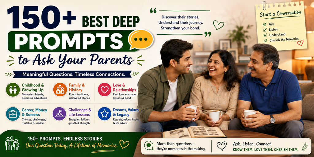 150+ Prompts for Family Stories