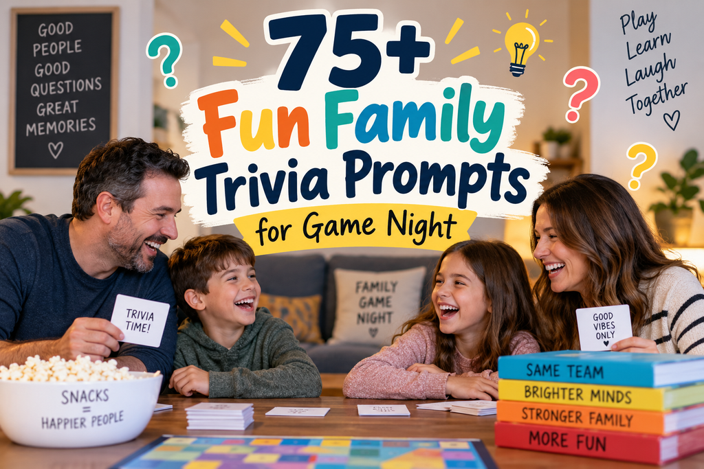 75+ Fun Family Trivia Prompts for Game Night