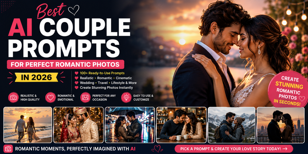 Best AI Couple Prompts for Perfect Romantic Photos