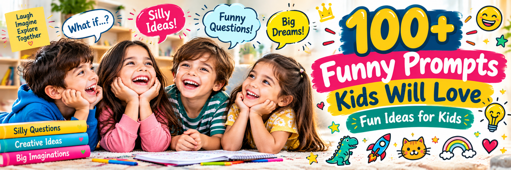 100+ Funny Prompts Kids Will Love