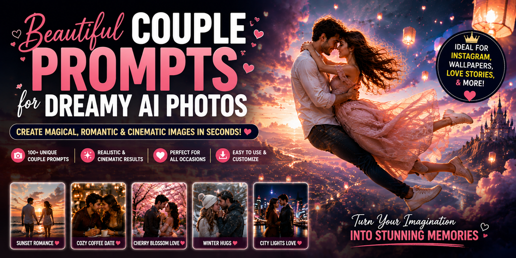 Beautiful Couple Prompts for Dreamy