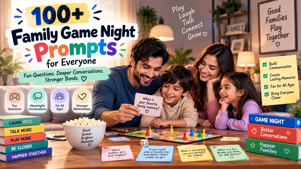 Family Game Night Prompts for Everyone