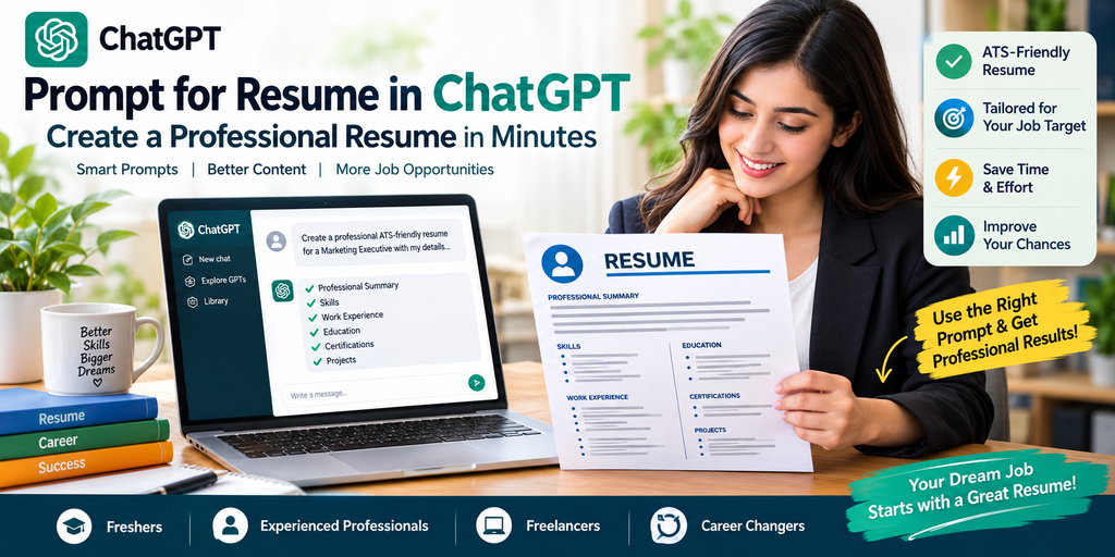 Prompt for Resume in ChatGPT