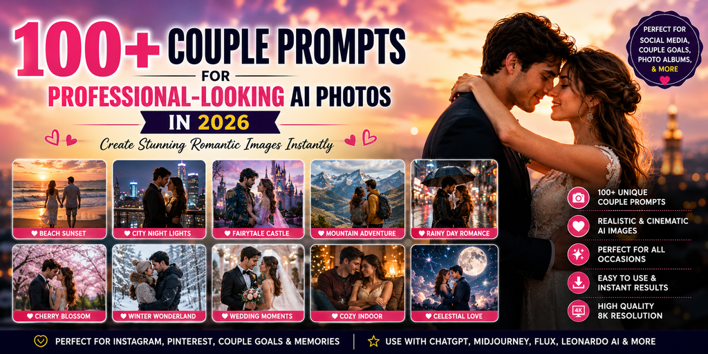Romantic AI Couple Prompts 2026