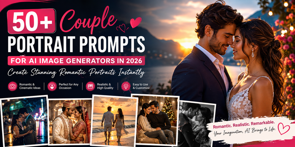 Best 50+ Couple Portrait Prompts